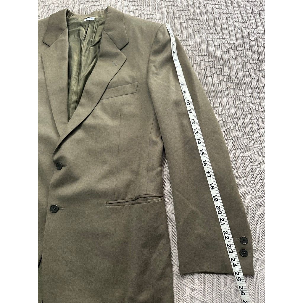 Brioni Vintage Brioni khaki tan wool two button blazer size 40R Size 40R - 9 Thumbnail