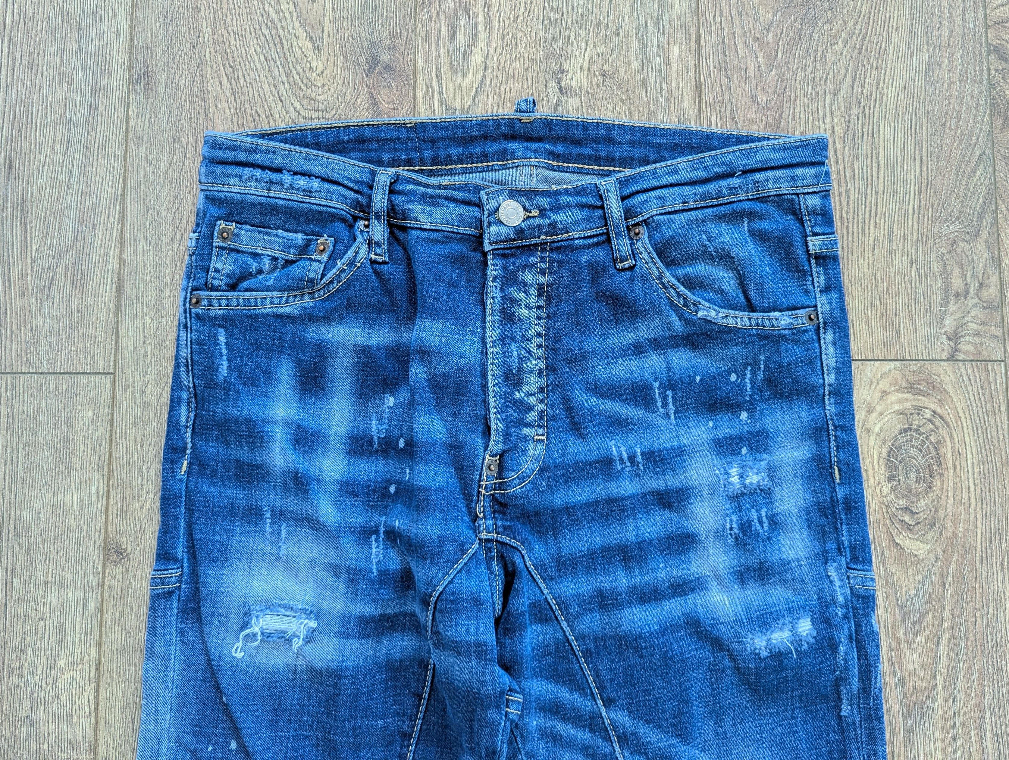 Dsquared2 DSQUARED2 Tidy Biker Jean Dean Caten Denim Pants MadeInItaly Size US 34 / EU 50 - 23 Thumbnail