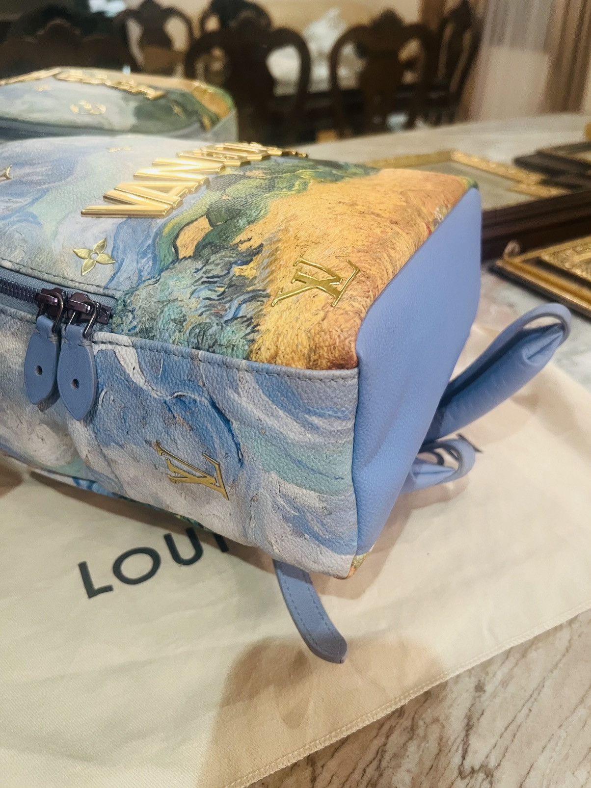 Louis Vuitton Louis Vuitton 2017 Van Gogh Palm Springs PM Backpack Size ONE SIZE - 10 Thumbnail