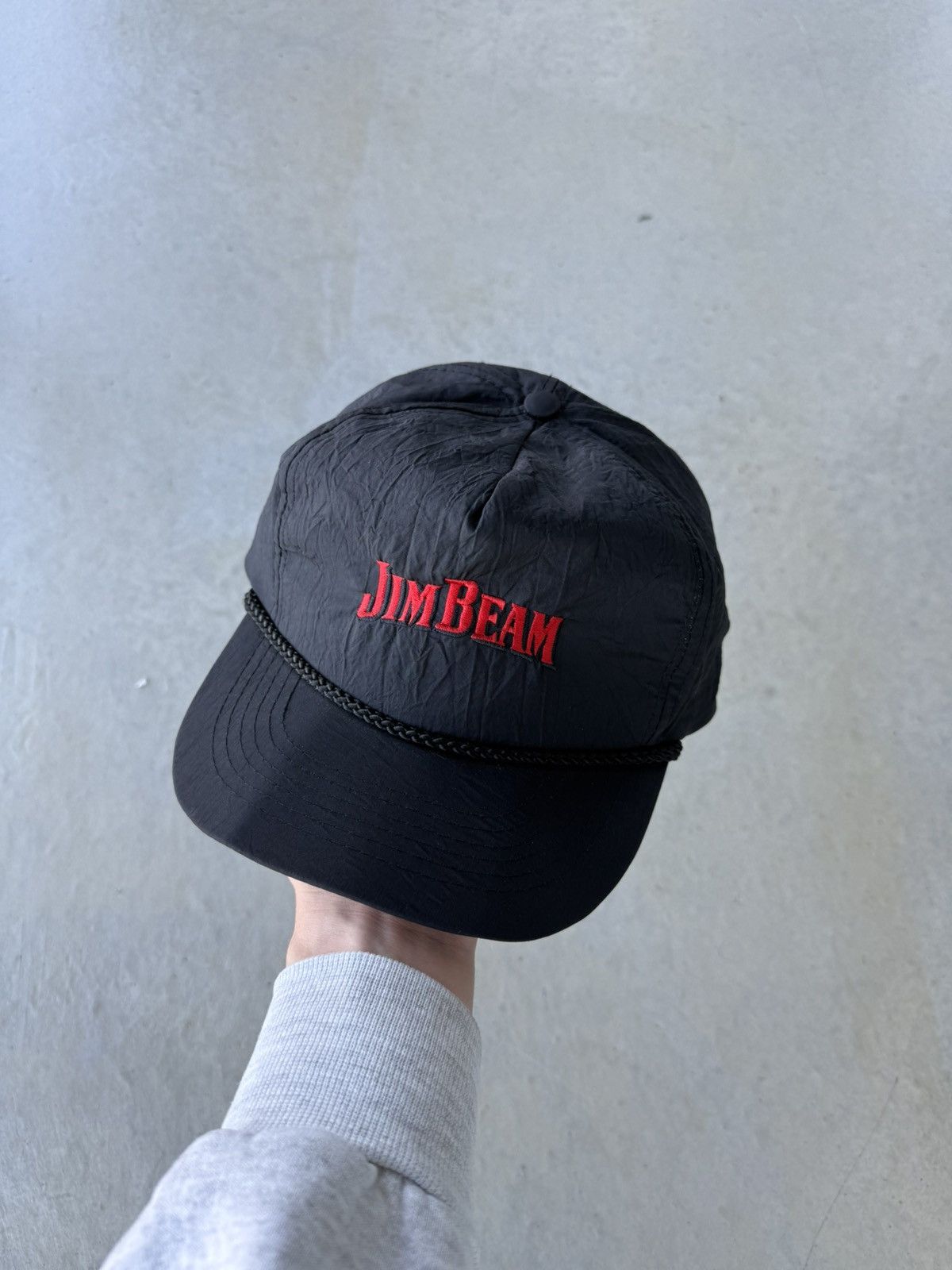Vintage Vintage 90s Jim Bean Embroidered Snapback Hat Size ONE SIZE - 2 Thumbnail