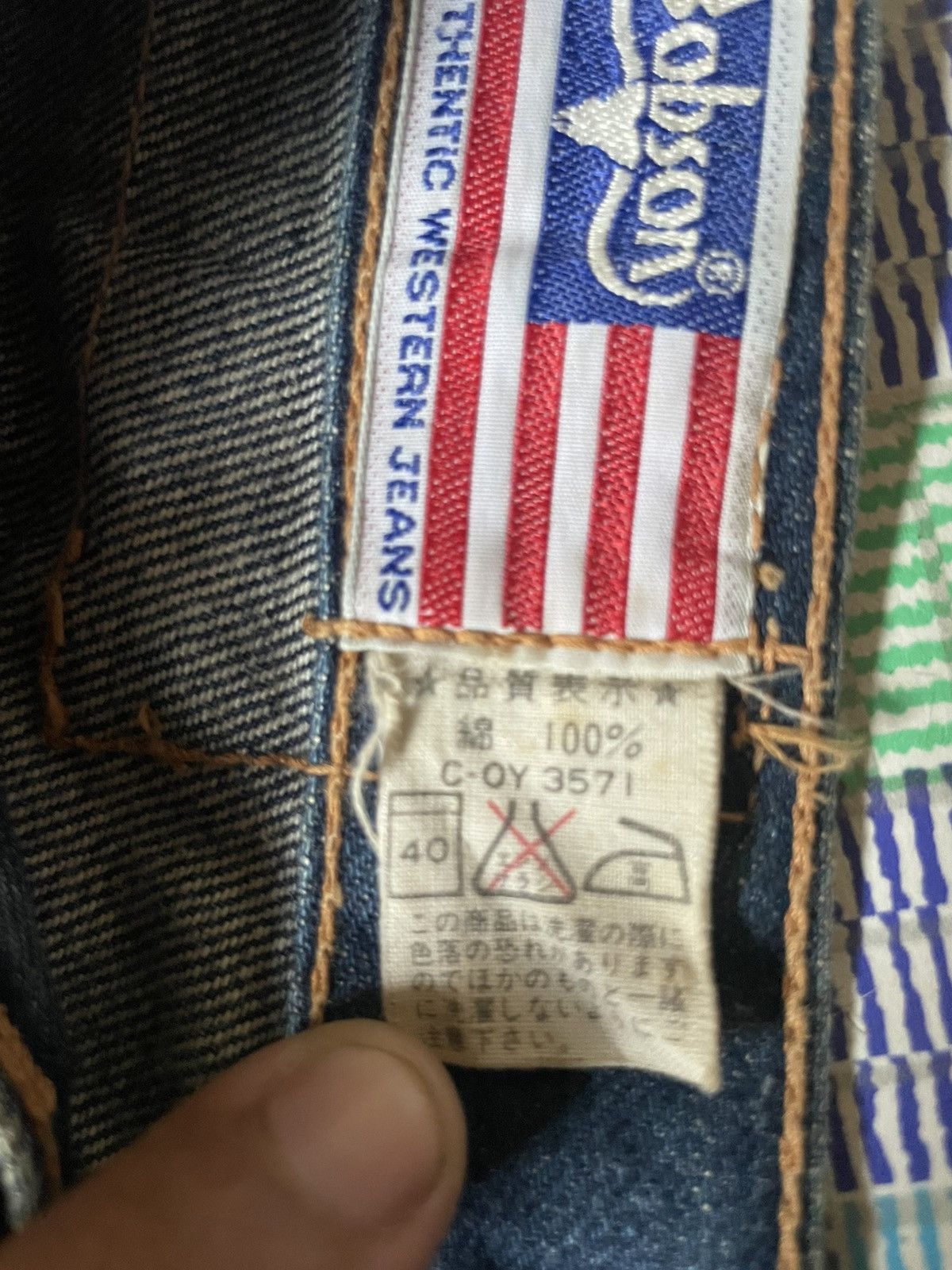 Japanese Brand × Vintage Vintage 80s Bobson Bootcut Flared Jean Size US 34 / EU 50 - 12 Thumbnail