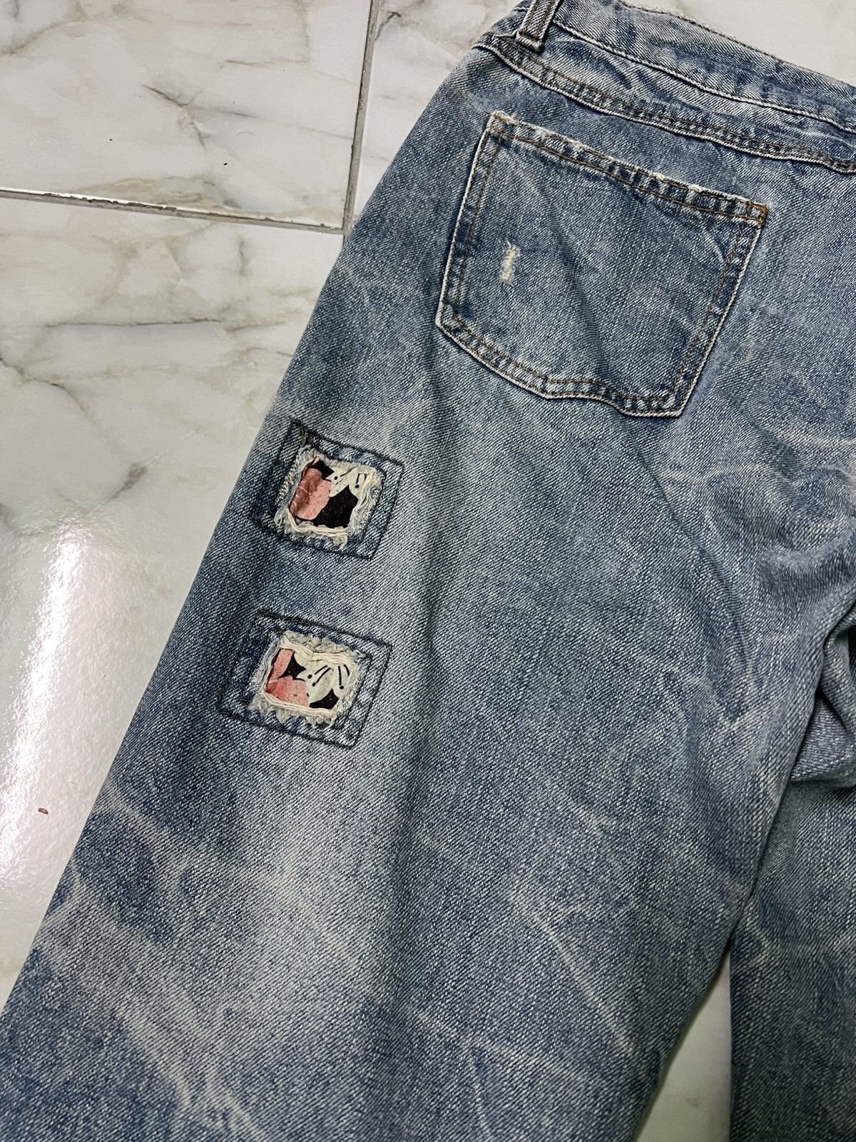 If Six Was Nine × Japanese Brand VINTAGE 90’S STYLE ART JAPAN DISTRESS JEAN Size US 31 - 18 Thumbnail