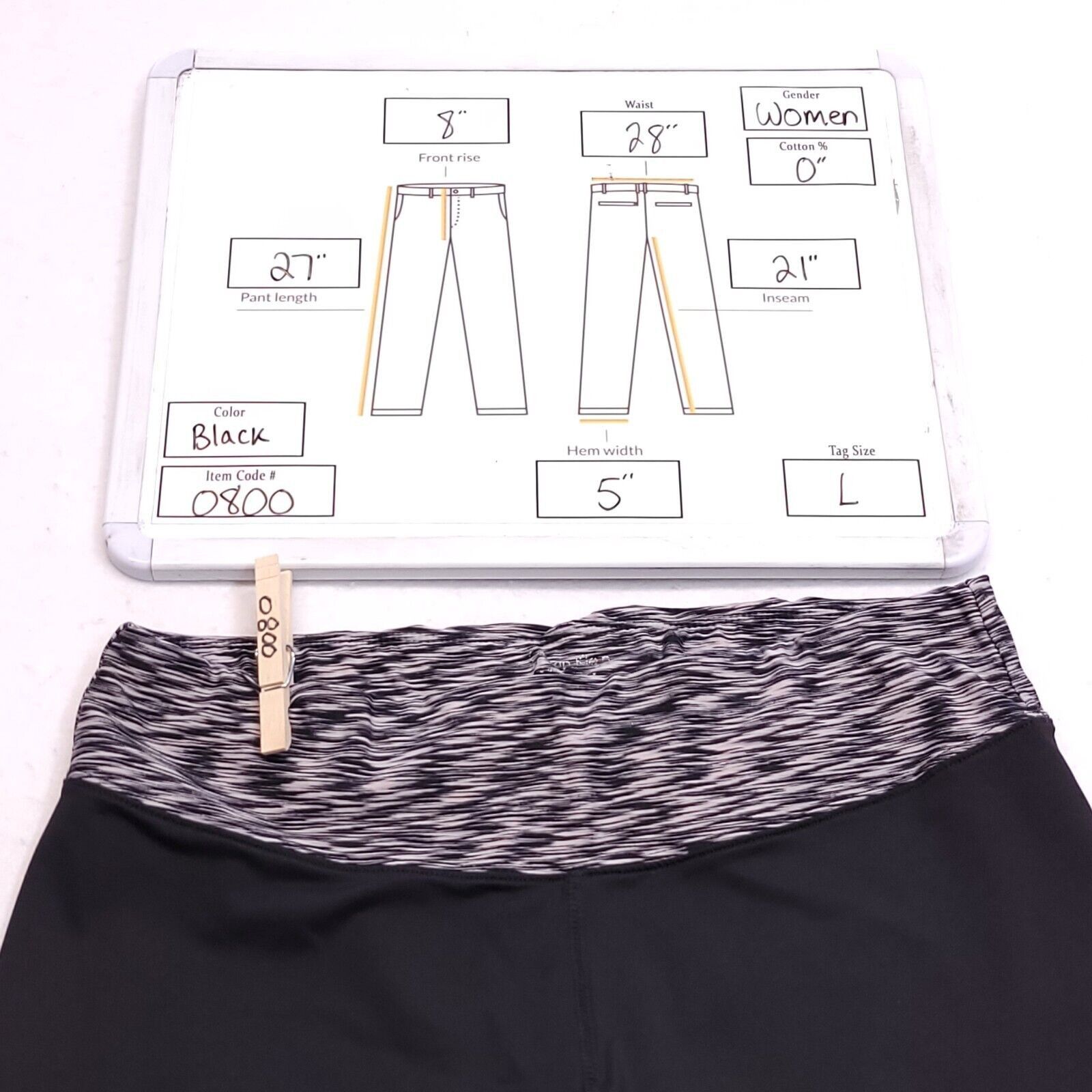 Calvin Klein Calvin Klein Athletic Running Pants Womens Size Large Black Size 28" / US 6 / IT 42 - 9 Thumbnail