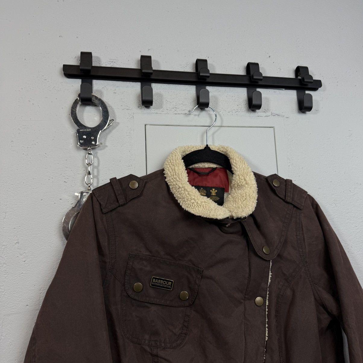 Barbour Vintage Barbour Waxed Quilted Trench Coat Jacket Size XS / US 0-2 / IT 36-38 - 2 Thumbnail