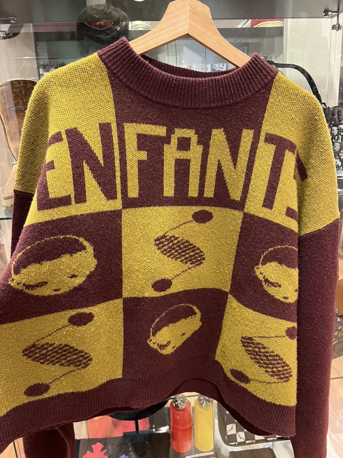 Enfants Riches Deprimes Enfants Riches Deprimes Intarsia Knit Wool Sweater Size US M / EU 48-50 / 2 - 2 Thumbnail