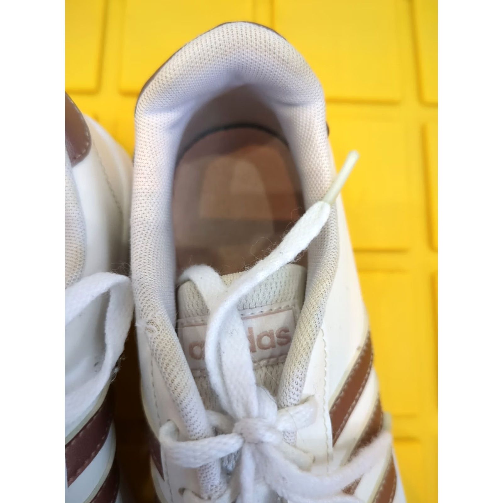 Adidas Adidas Grand Court Women's Tennis Sneakers White Raw Pink Size 6 Size US 6 / IT 36 - 4 Thumbnail
