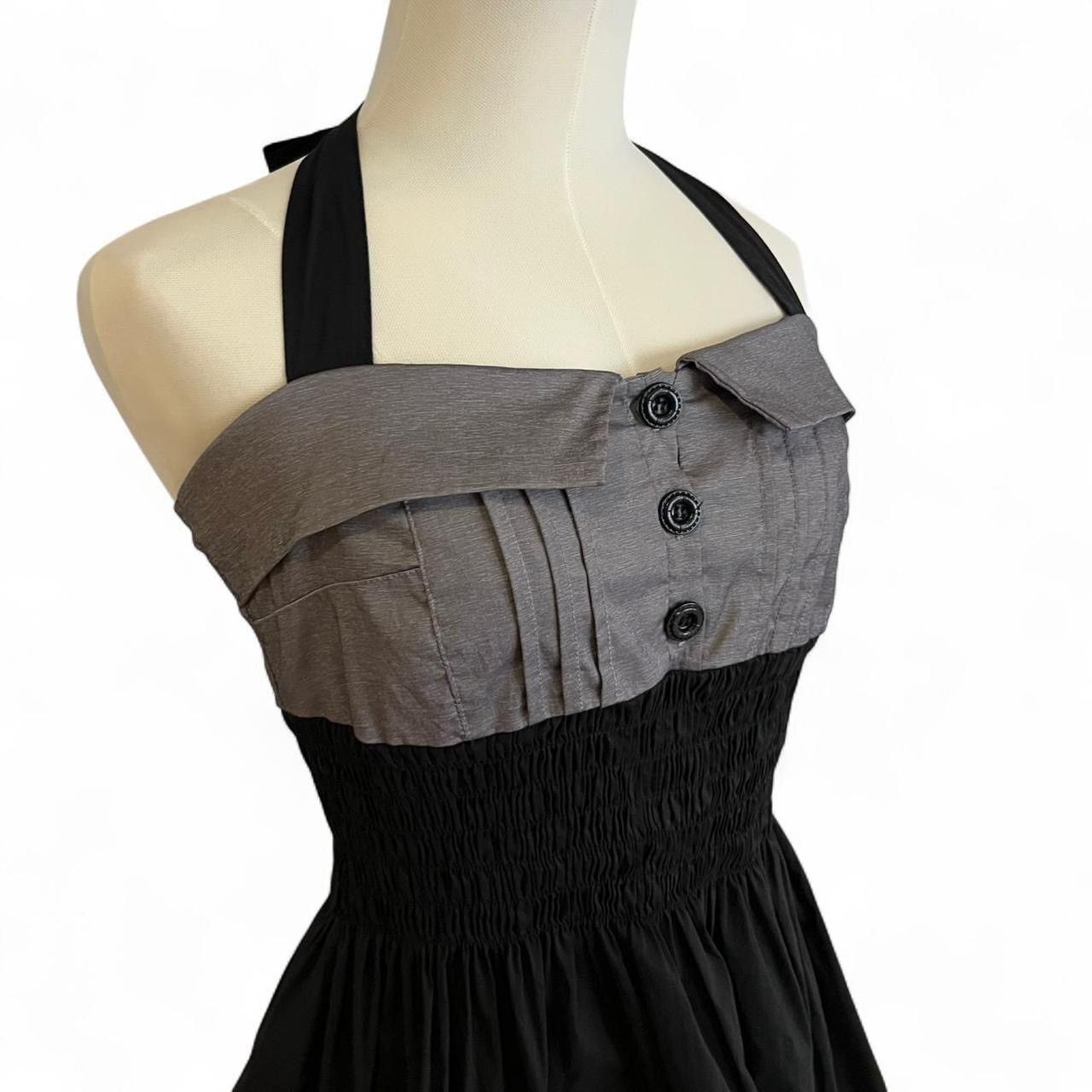 Other Vintage y2k grey and black halter top Size XS / US 0-2 / IT 36-38 - 2 Thumbnail