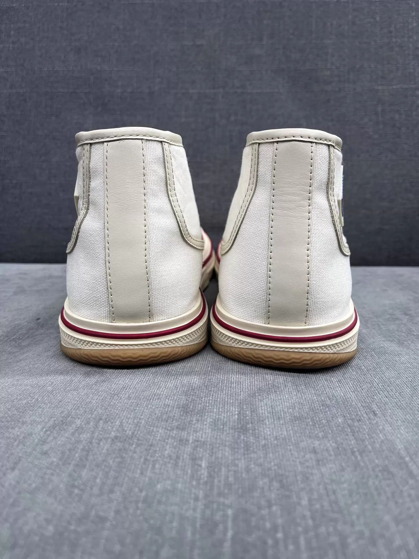 Bottega Veneta BV Eliot Round Toe Lace-Up Mid-Top Canvas Sneaker 43 99 New Size US 10 / EU 43 - 5 Thumbnail