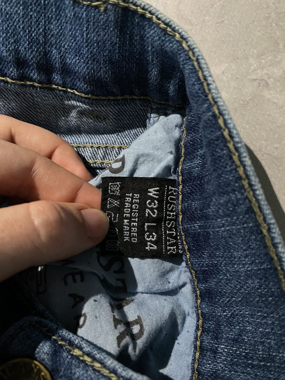 Vintage Baggy Japanese Vintage Jean / Glamour Number Nine Style 90 Size US 32 / EU 48 - 7 Thumbnail