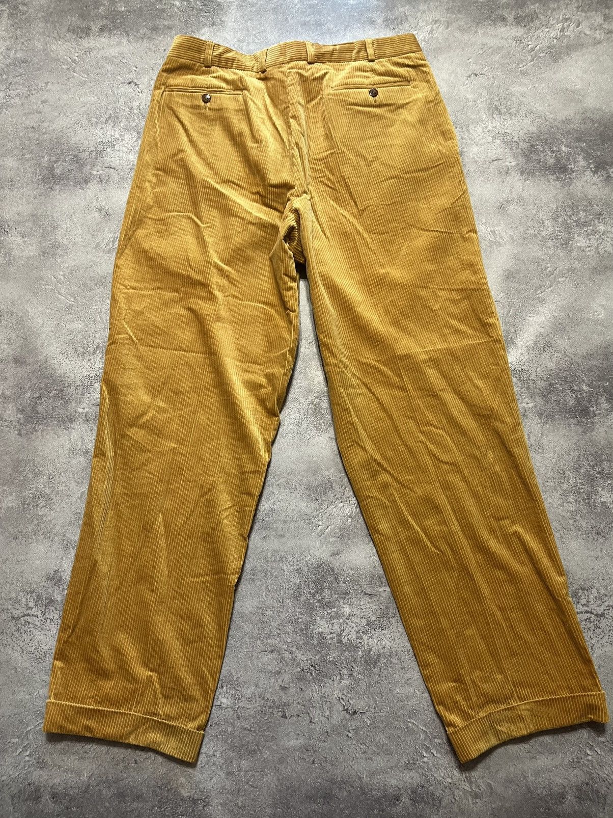 Vintage Steppin' Out Heavy Corduroy Trousers 54 (Fits W35) Size US 35 - 2 Thumbnail