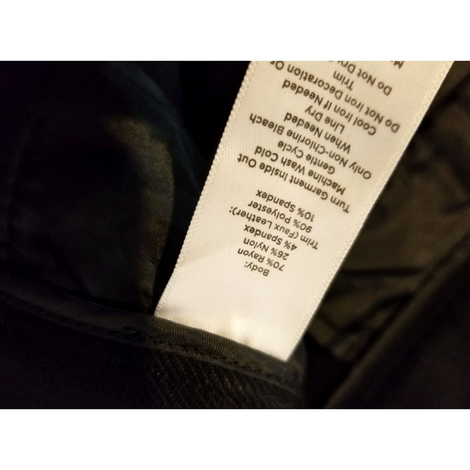 Talbots Talbots Dress Pants 12P Slack Chino Trouser Khaki Black Womens Size 34" / US 12 / IT 48 - 6 Thumbnail