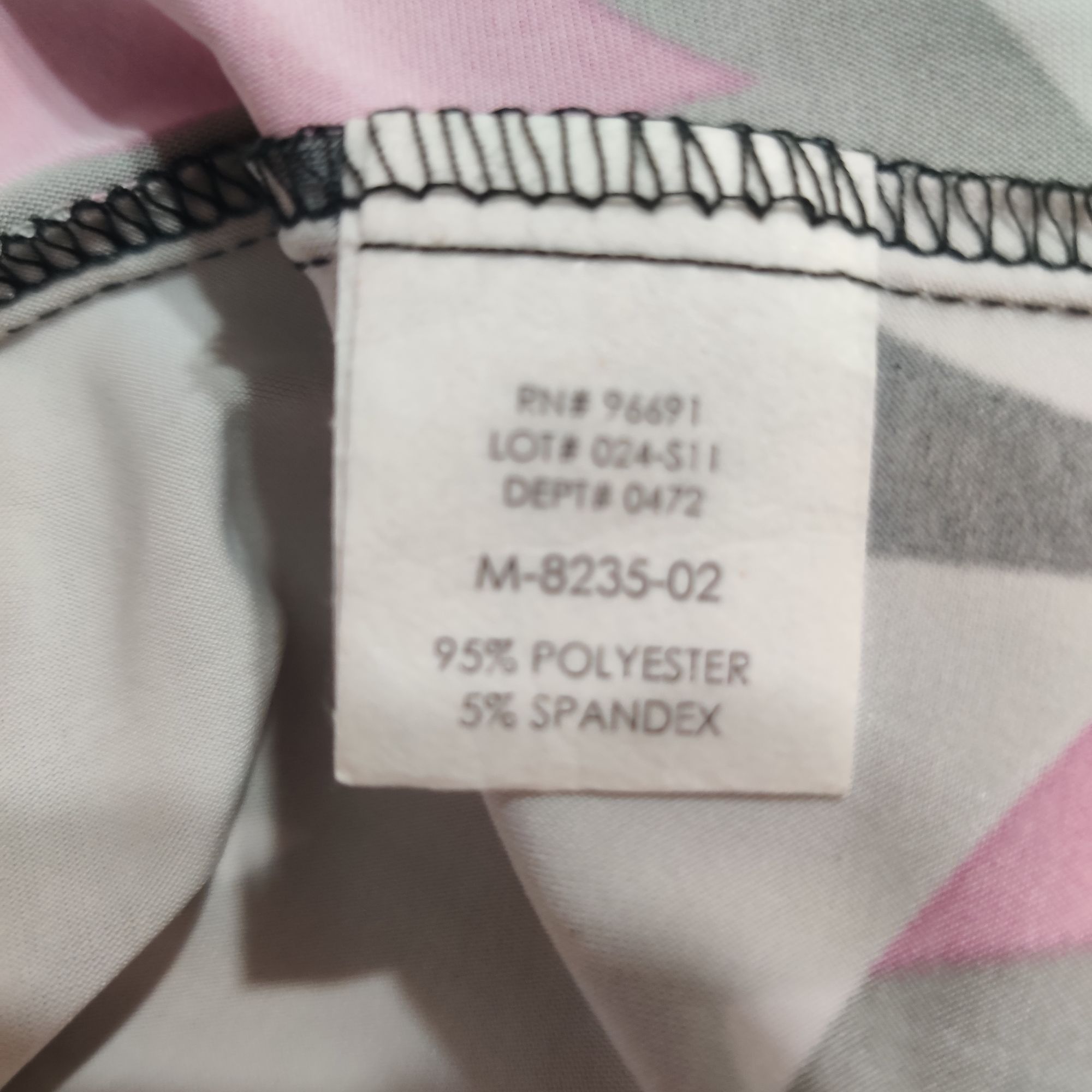 Other Olian XS Pink Gray Abstract Print Midi Dress Maternity Stret Size XS / US 0-2 / IT 36-38 - 7 Thumbnail