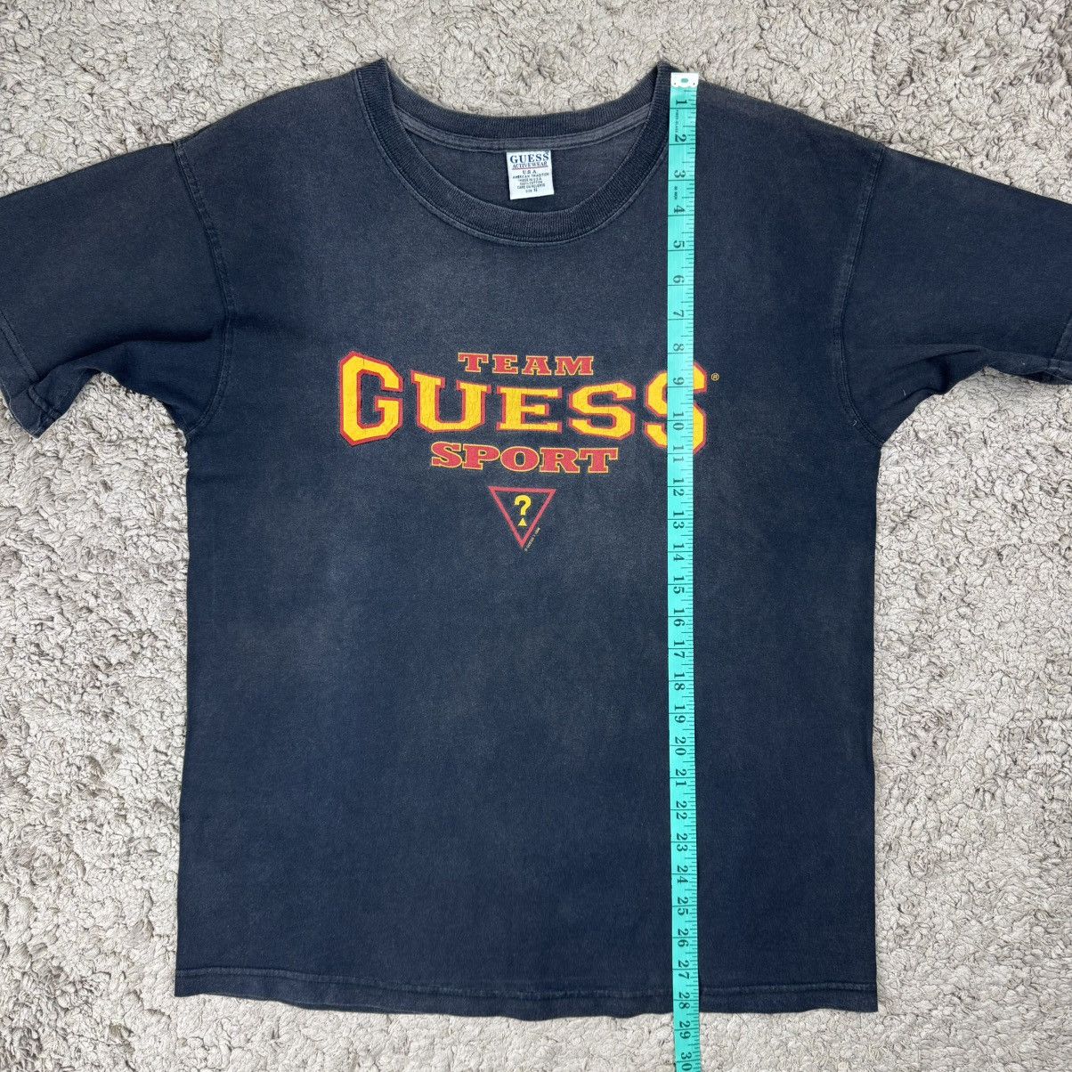 Guess Vintage 90’s Faded Team Guess Sports 1996 Spellout T-shirt Size US S / EU 44-46 / 1 - 13 Thumbnail