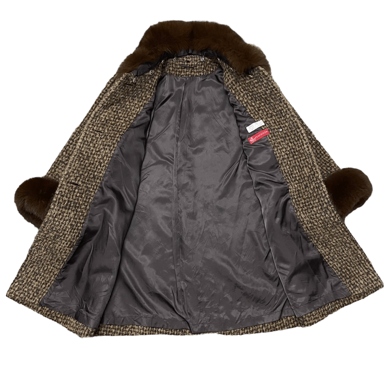 If Six Was Nine Vintage Japanese Charoy Piacenza Fox Fur Coat Size M / US 6-8 / IT 42-44 - 8 Thumbnail