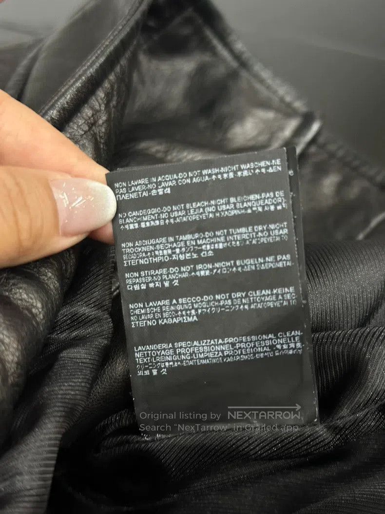 Balenciaga Balenciaga Black motorcycle leather coat Size XS / US 0-2 / IT 36-38 - 7 Thumbnail