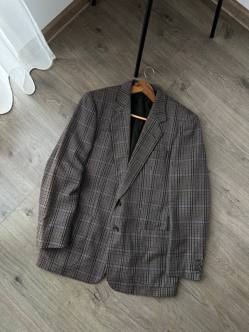 Burberry × Vintage Vintage Burberry Cell Faded Men Blazer Jacket Size 42R - 3 Thumbnail