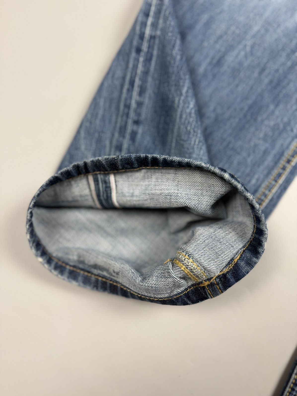 Pike Brothers Pike Brothers Men’s Selvedge Denim Back Buckle Jeans Size 33 Size US 33 - 9 Thumbnail