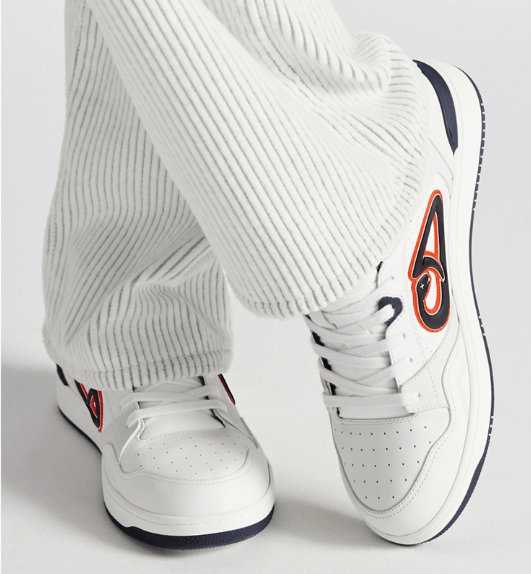Dior × Kaws o1w1db10426 3SN318 Low-Top Sneakers in White/Navy Blue Size US 13 / EU 46 - 7 Thumbnail