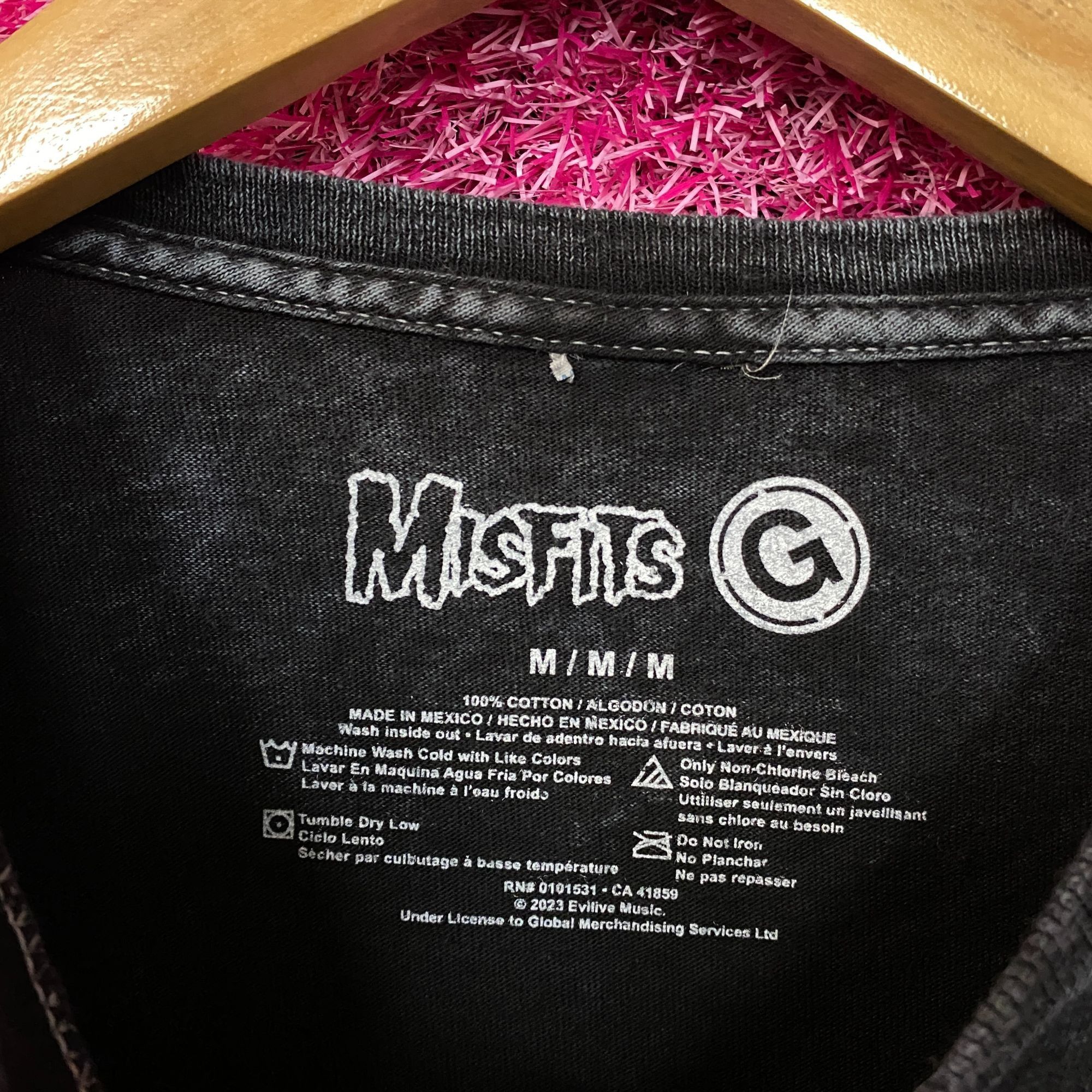Misfits Misfits Big Face Crimson Ghost Fiend Art Band T-Shirt Medium Size US M / EU 48-50 / 2 - 4 Thumbnail
