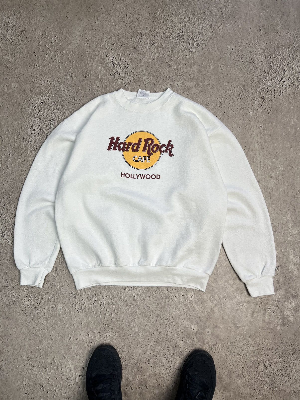 Boy London × Hard Rock Cafe Vintage streetwear Hard Rock Sweatshirt Hollywood 1990s Size US L / EU 52-54 / 3 - 1 Thumbnail