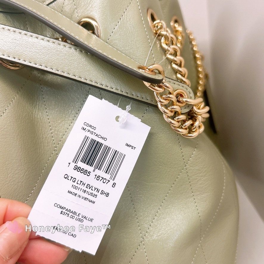 Coach Evelyn Shoulder Bag With Quilting CDR00 Size ONE SIZE - 8 Thumbnail
