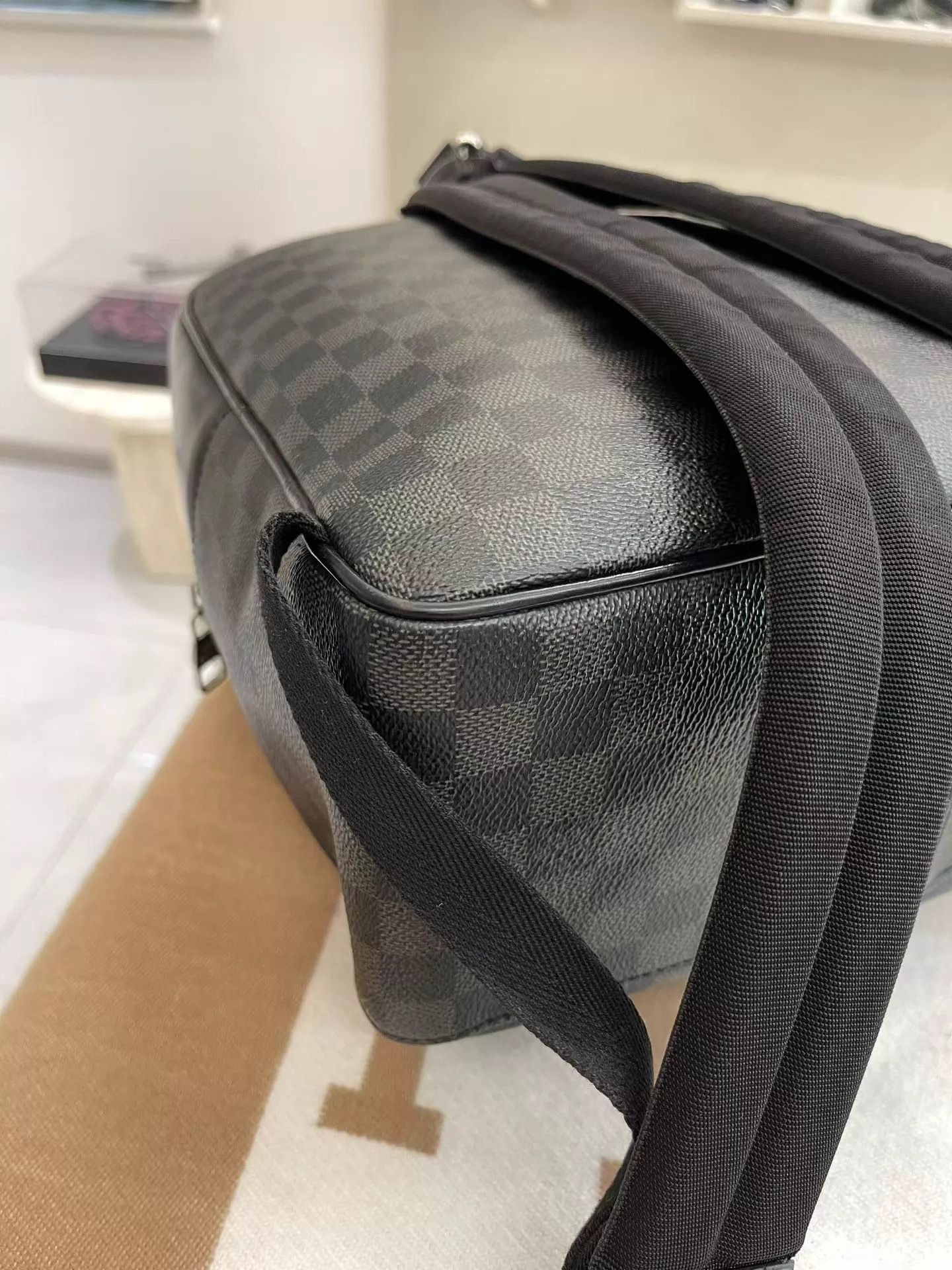 Louis Vuitton LV Josh Black Damier Backpack Like New 30*38*12 Size ONE SIZE - 6 Thumbnail