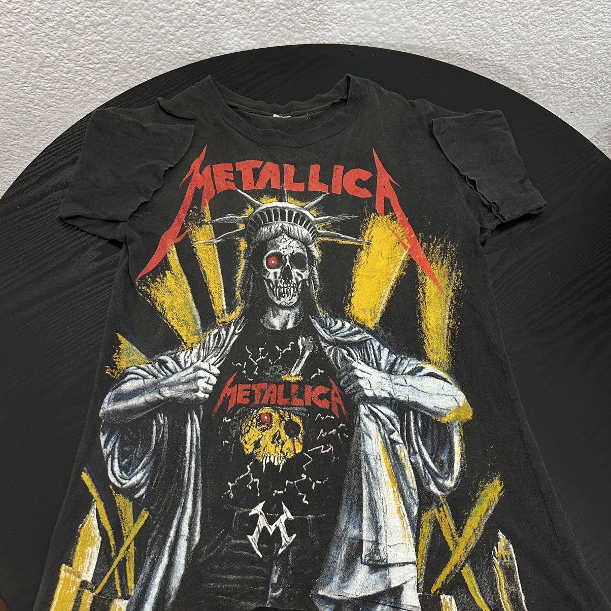 Band Tees × Metallica × Mexicana METALLICA VINTAGE SHIRT MEXICAN VERSION 90’s *RARE* Size US L / EU 52-54 / 3 - 1 Thumbnail