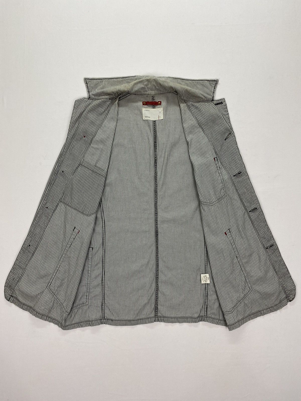 Levi's Levis Redloop Dirty Distressed Hickory Chore Jacket Size US M / EU 48-50 / 2 - 7 Thumbnail