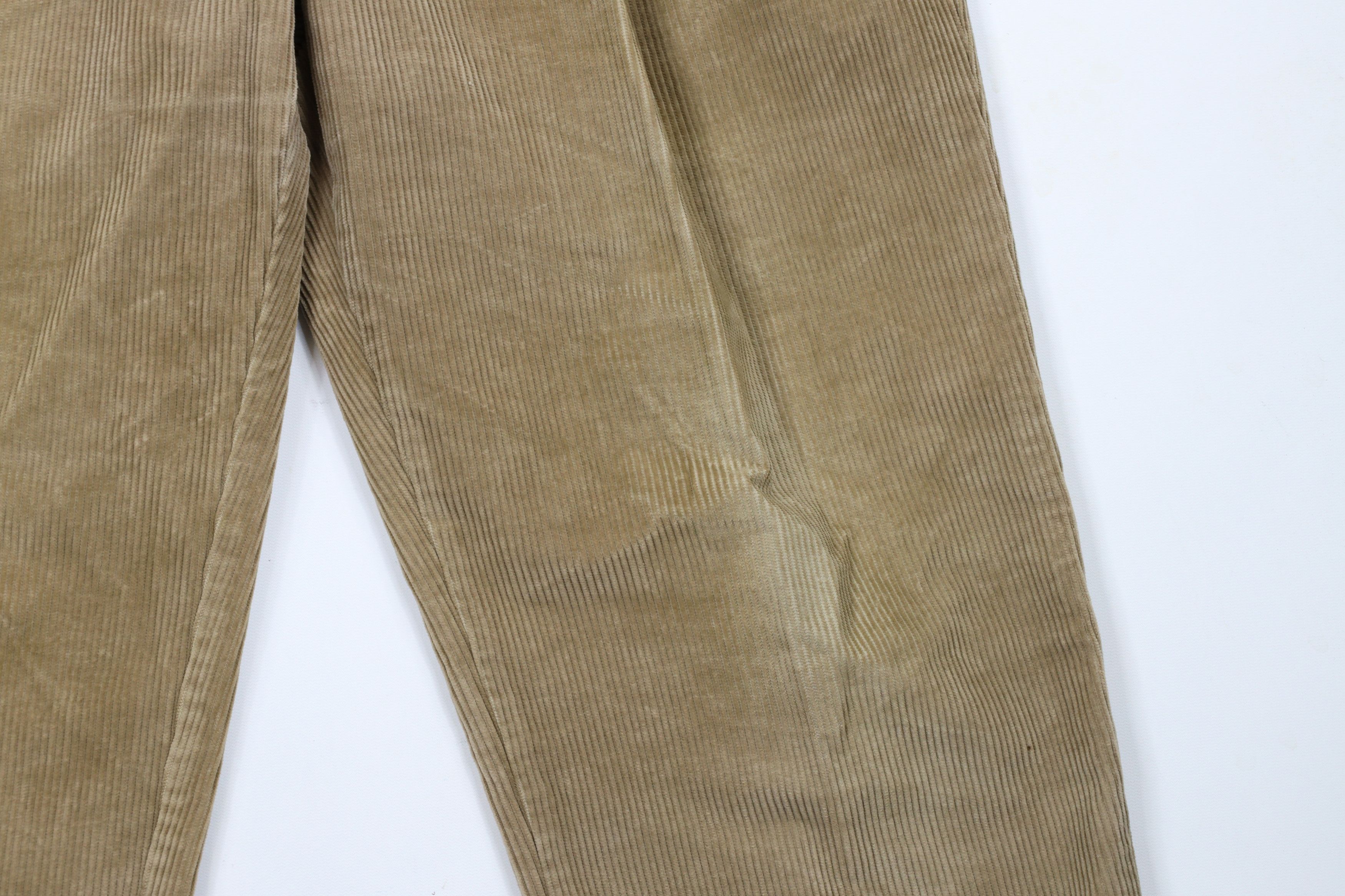 Brooks Brothers × Vintage Vintage 90s Brooks Brothers Pleated Wide Leg Corduroy Pants Size US 36 / EU 52 - 5 Thumbnail
