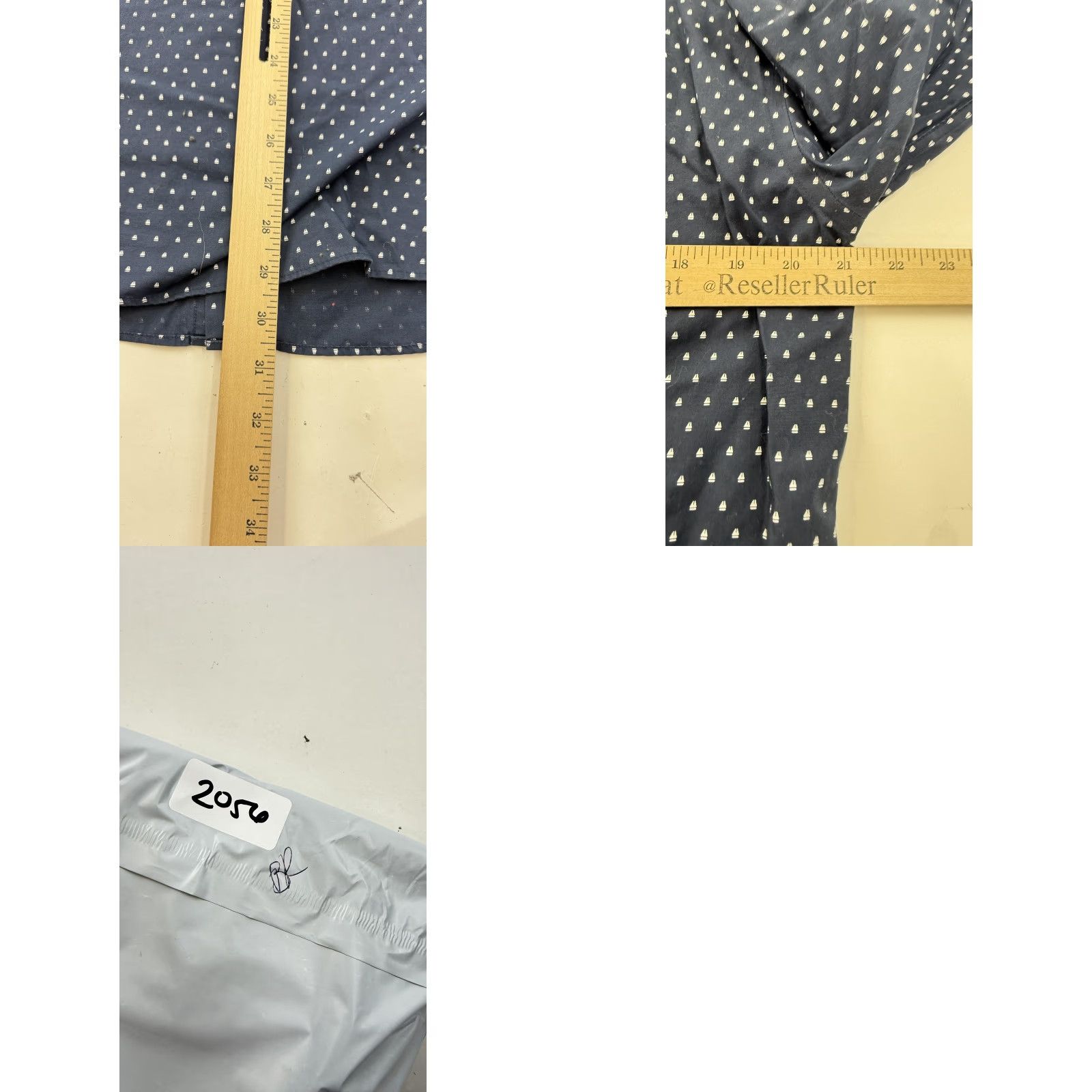Banana Republic Banana Republic Shirt Mens Large Blue Non-Iron Dress Shirt Size US L / EU 52-54 / 3 - 8 Thumbnail