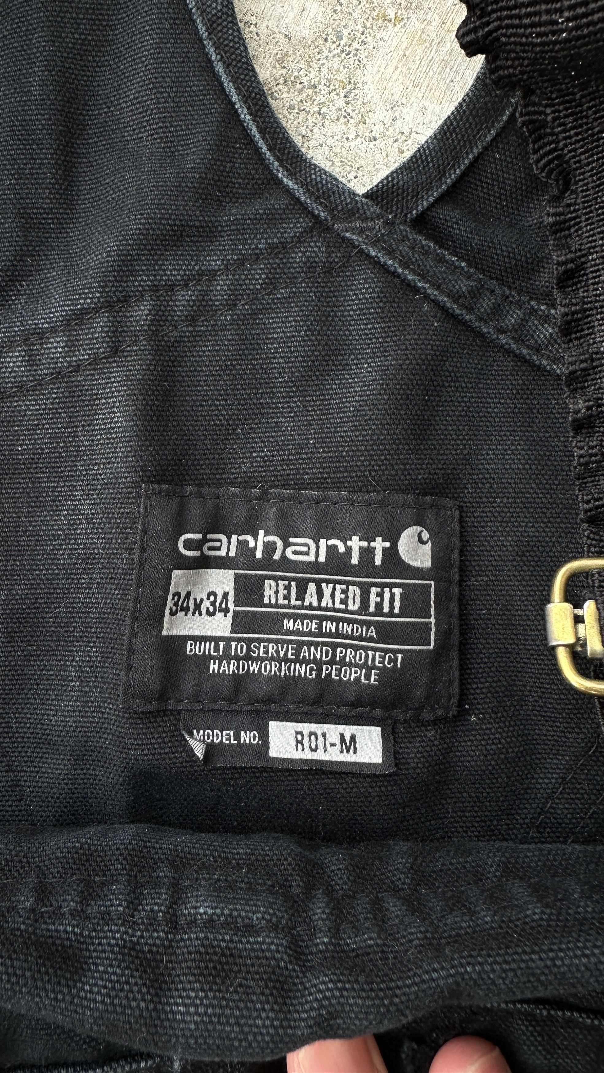 Carhartt Painter Trashed Farmer Bib Workwear distressed Overall Size US 36 / EU 52 - 10 Thumbnail