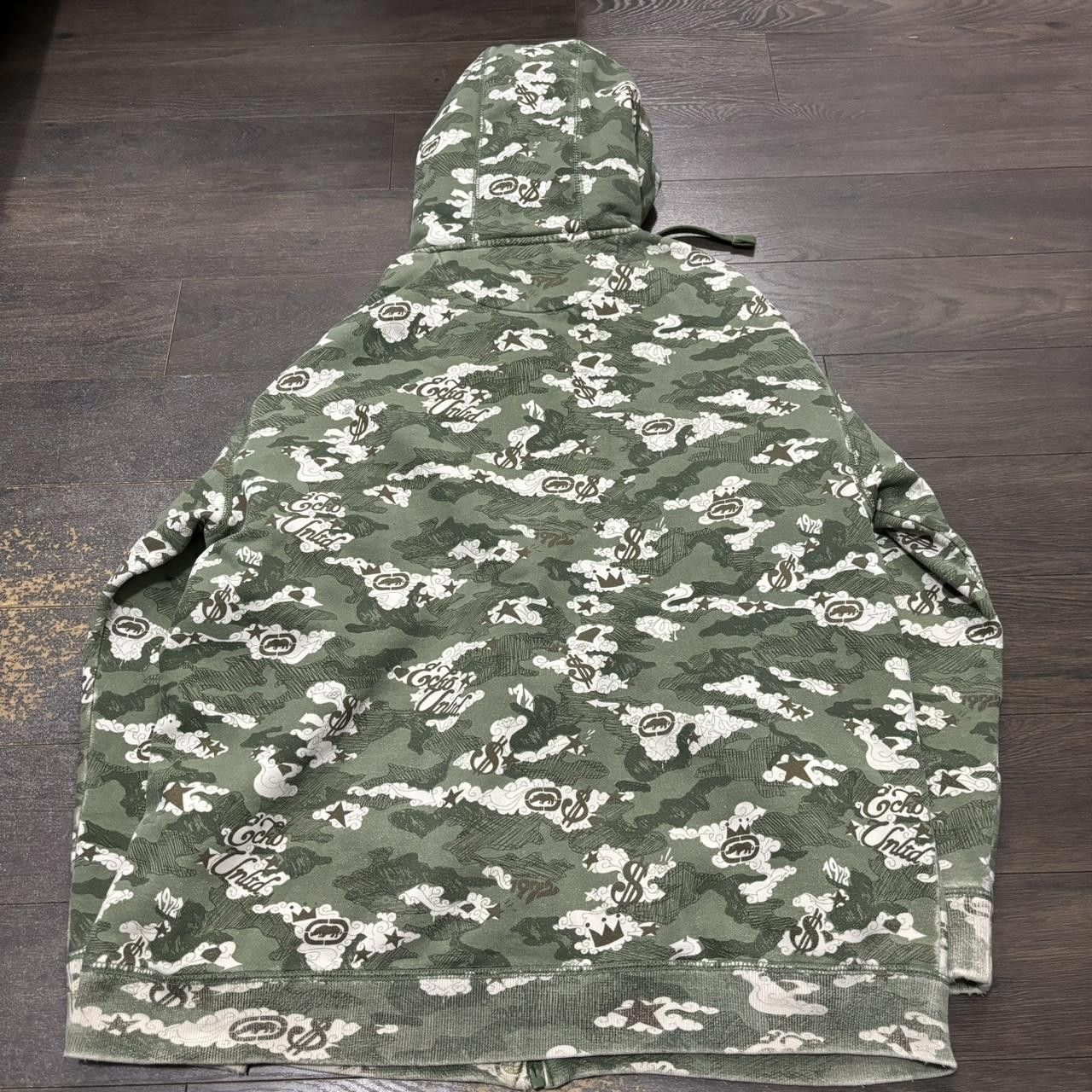 Ecko Unltd. Vintage ecko untld co all over print hoodie cash money XL Size US XL / EU 56 / 4 - 4 Thumbnail