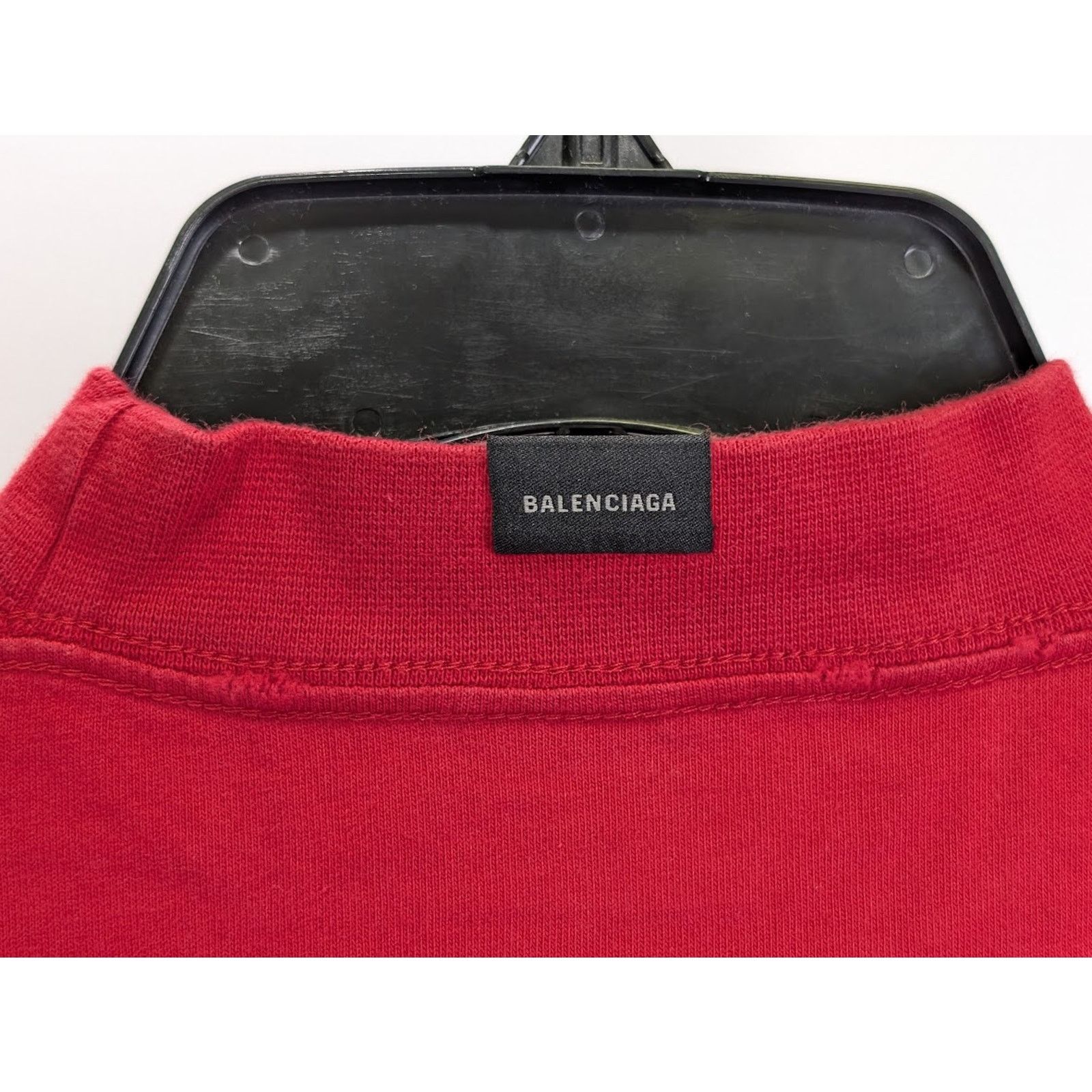 Balenciaga o1rshd1 Oversizes Fit Many Kisses Tee T-Shirt in Red Size US M / EU 48-50 / 2 - 12 Thumbnail