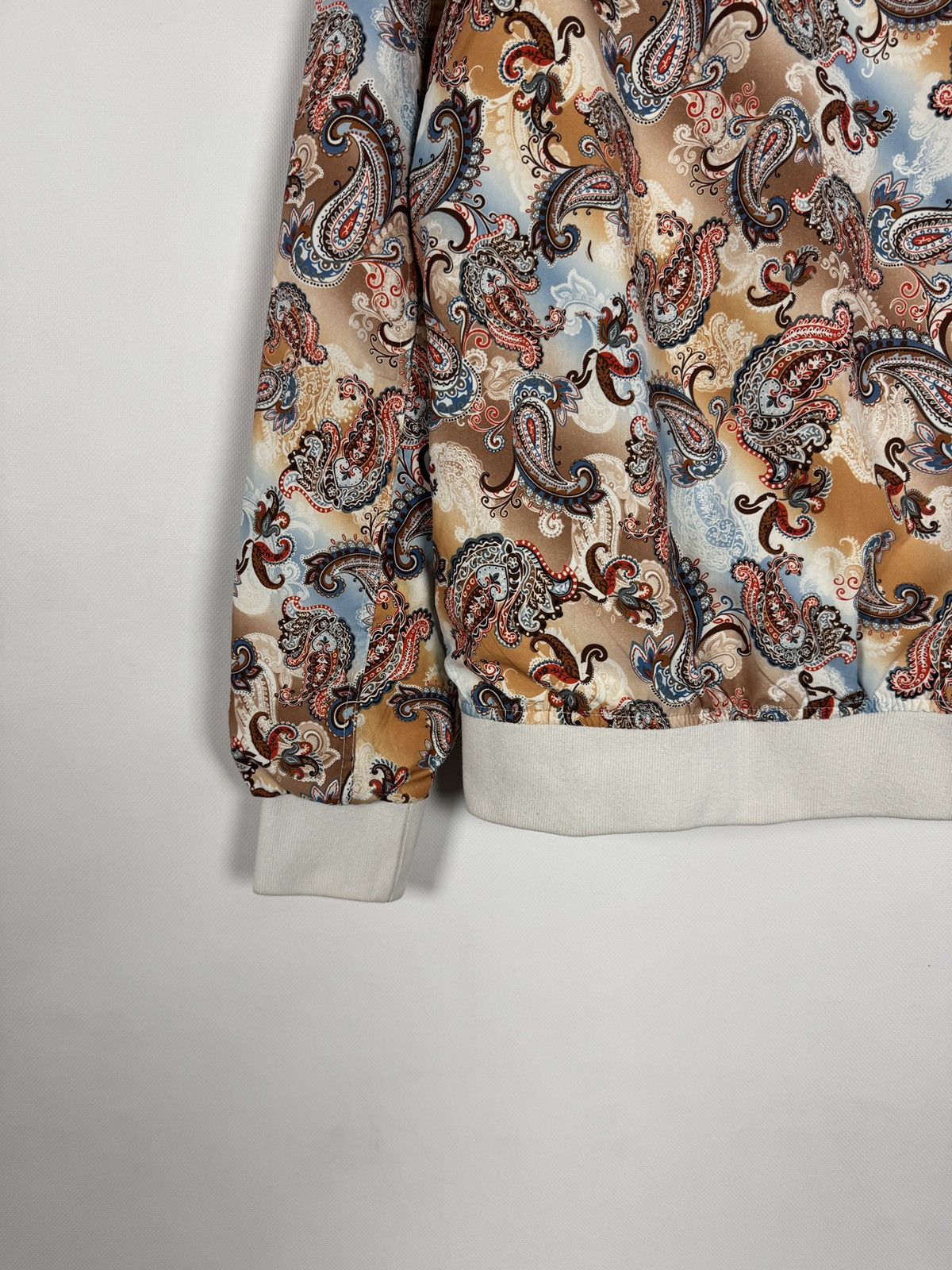 Versace Versace Vintage All Over Paisley Baroque Print Bomber Jacket Size US M / EU 48-50 / 2 - 15 Thumbnail