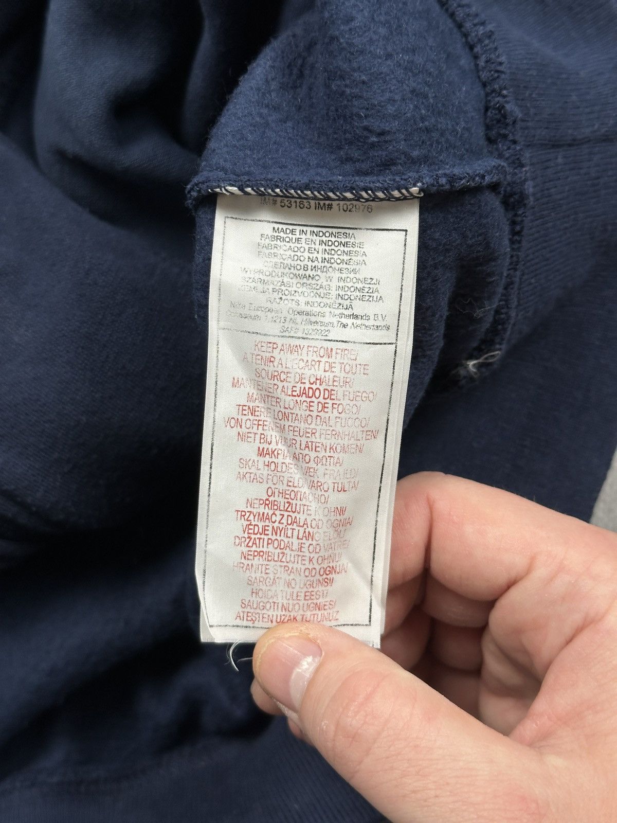 Nike Vintage Nike C72 Navy Track Jacket Star Sleeve Detailing 90s Size US XL / EU 56 / 4 - 12 Thumbnail