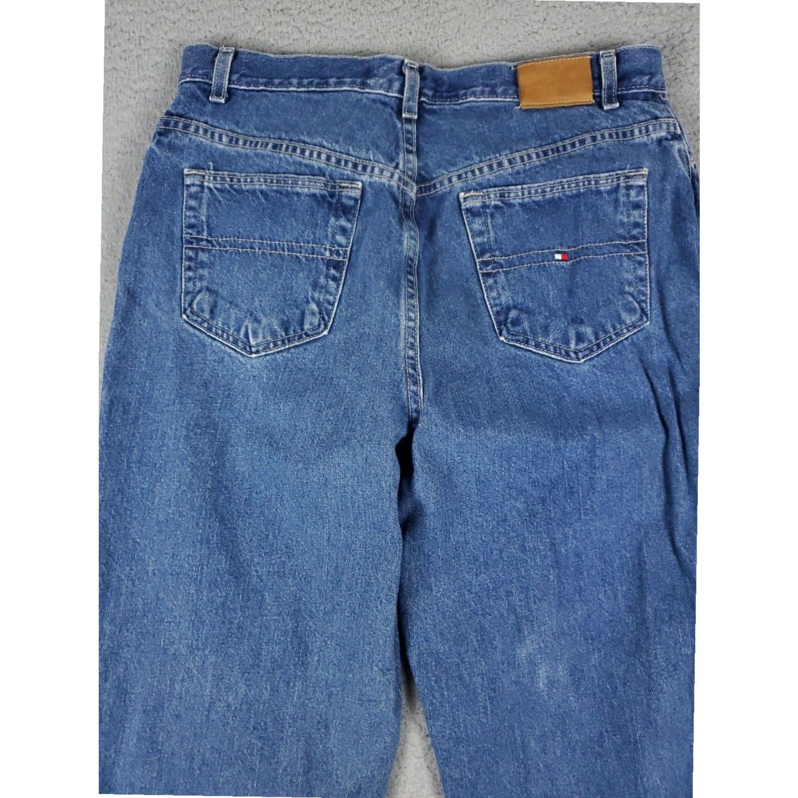 Tommy Hilfiger Tommy Hilfiger Jeans Womens Straight Denim Pants Blue Size 14 Regular Fit Cotton Blend Size 36" / US 14 / IT 50 - 7 Thumbnail