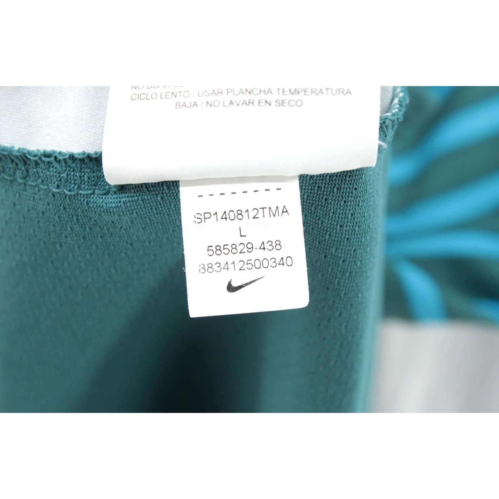 Nike Nike Golf Polo Shirt Mens Large Blue Striped Tour Performance Vibrant Athletic Size US L / EU 52-54 / 3 - 7 Thumbnail