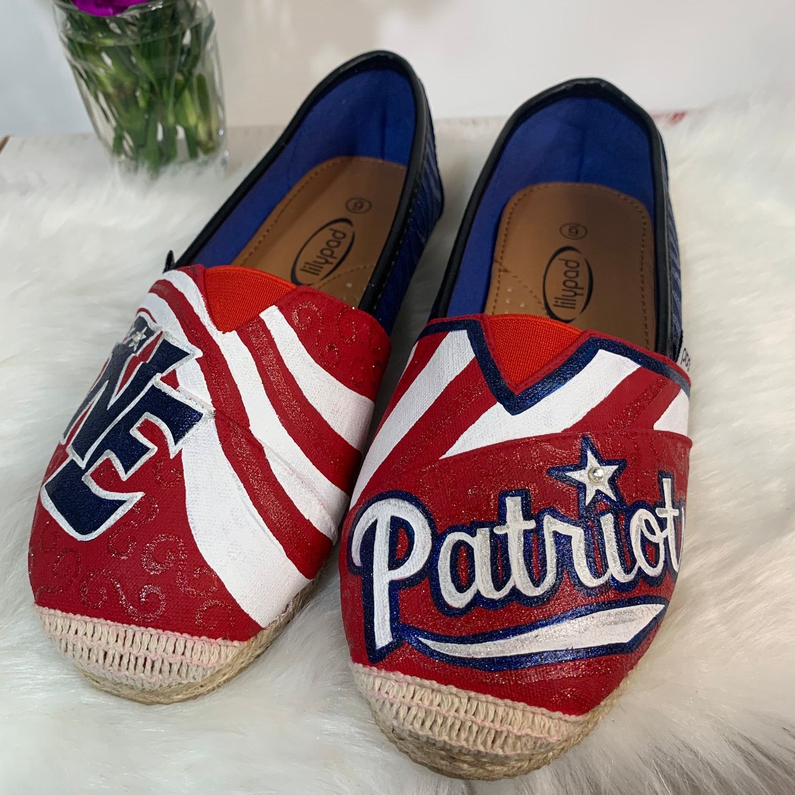 Other Cute Red-Blue Women's Shoes Size 6 Size US 6 / IT 36 - 2 Thumbnail