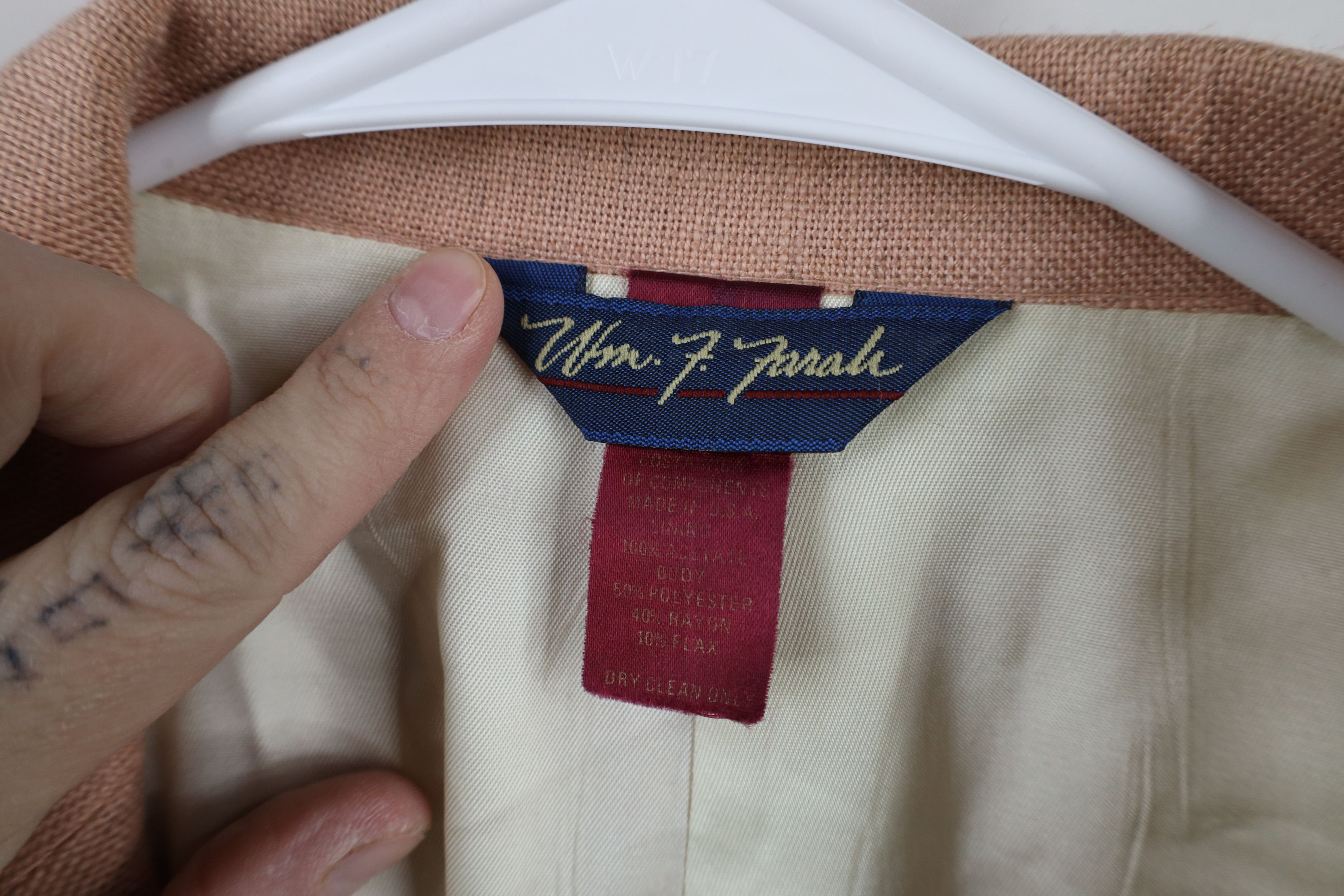 Vintage Vintage 90s Rockabilly 2 Button Suit Coat Blazer Jacket USA Size US XL / EU 56 / 4 - 9 Thumbnail