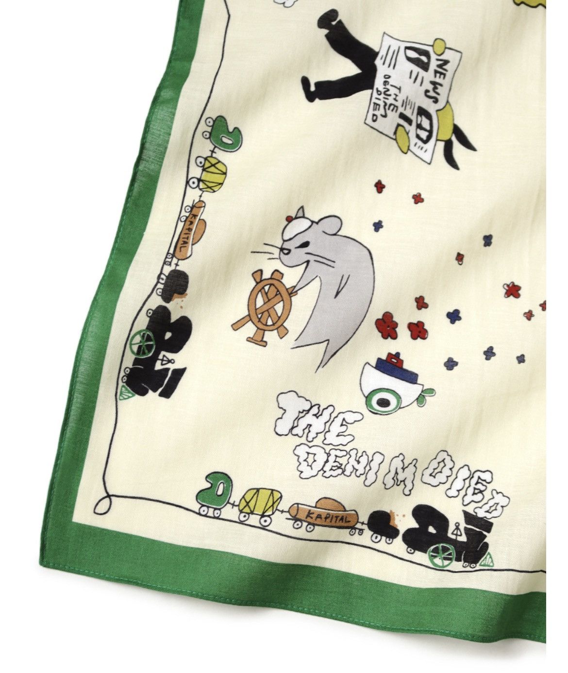 Kapital Kapital PECKISH RAINBOWY PARK Bandana Size ONE SIZE - 5 Thumbnail