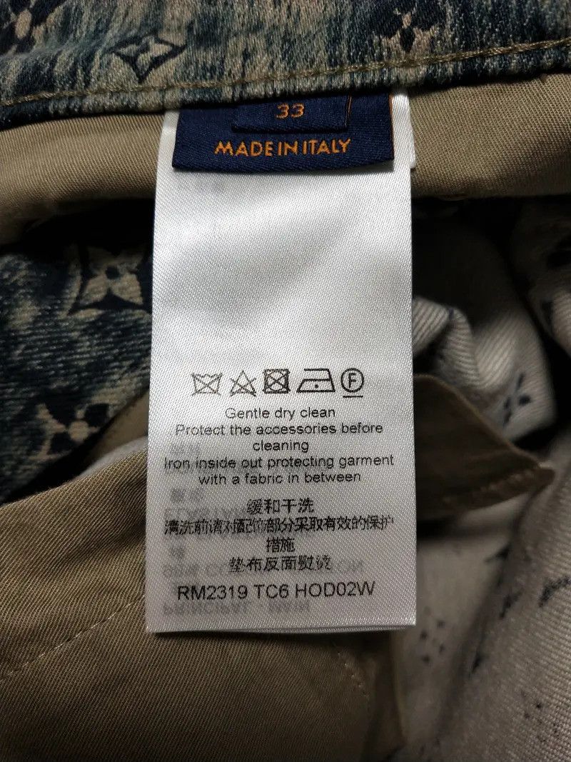 Louis Vuitton Monogram Tailored Denim Pants Size US 35 - 6 Thumbnail