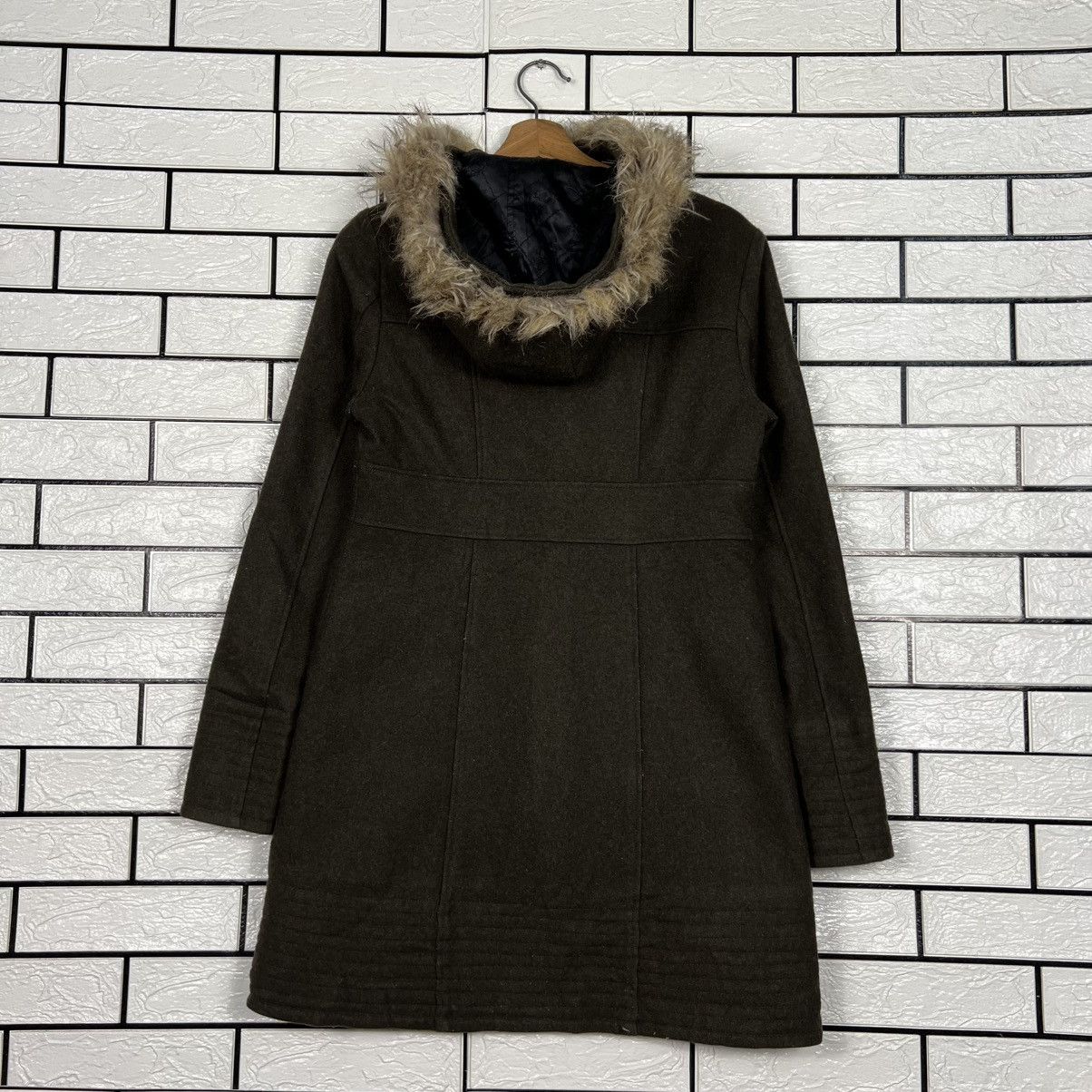 Japanese Brand RODEO CROWNS Faux Fur Hooded Coat Jacket #4088-C186 Size US M / EU 48-50 / 2 - 20 Thumbnail