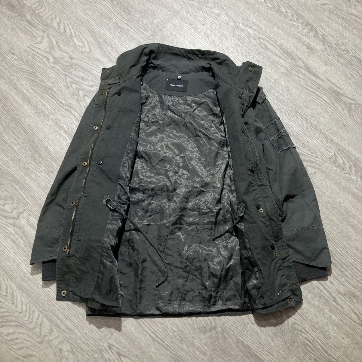 Japanese Brand 2000s Codes Combine Poem Parka Military Jacket Green Punk Size US M / EU 48-50 / 2 - 12 Thumbnail