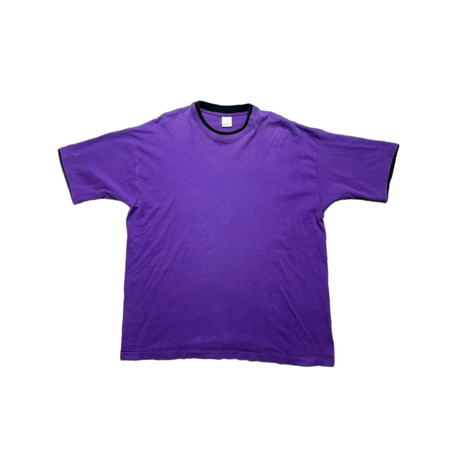 Fruit Of The Loom VINTAGE 90s Fruit of the Loom T-Shirt Purple Plum Cotton Adult XL Men Size US XL / EU 56 / 4 - 1 Thumbnail