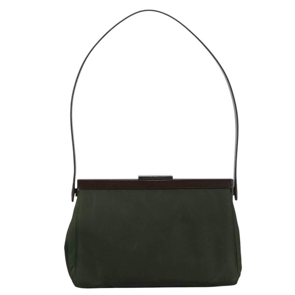 Prada Khaki Synthetic Shoulder Bag (Pre-Owned) Size ONE SIZE - 1 Thumbnail