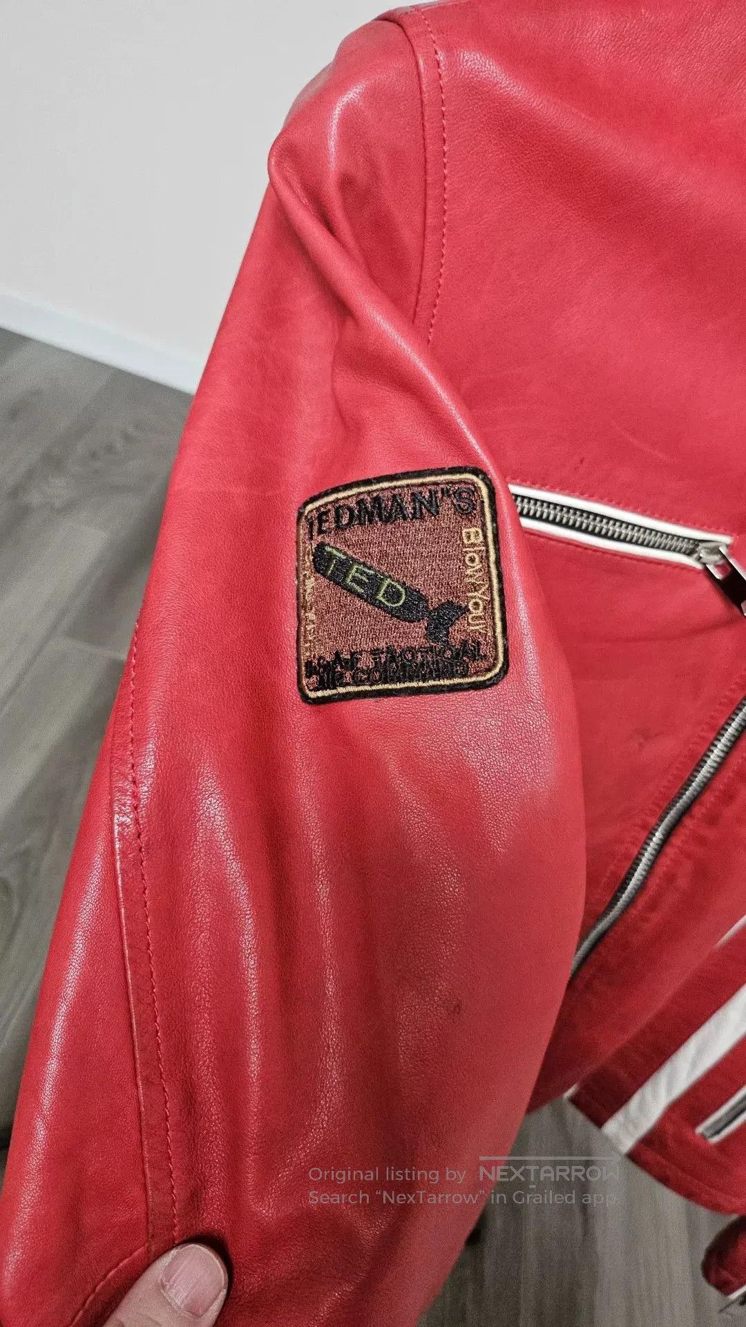 Avirex Avirex J100 Lambskin Moto Jacket. Size US L / EU 52-54 / 3 - 5 Thumbnail