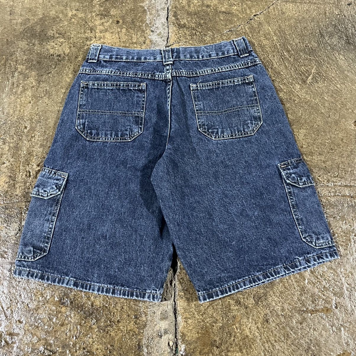 JNCO × Vintage × Wrangler Crazy Y2K Baggy Cargo Jorts JNCO Utility Skater Shorts Size US 29 - 3 Thumbnail
