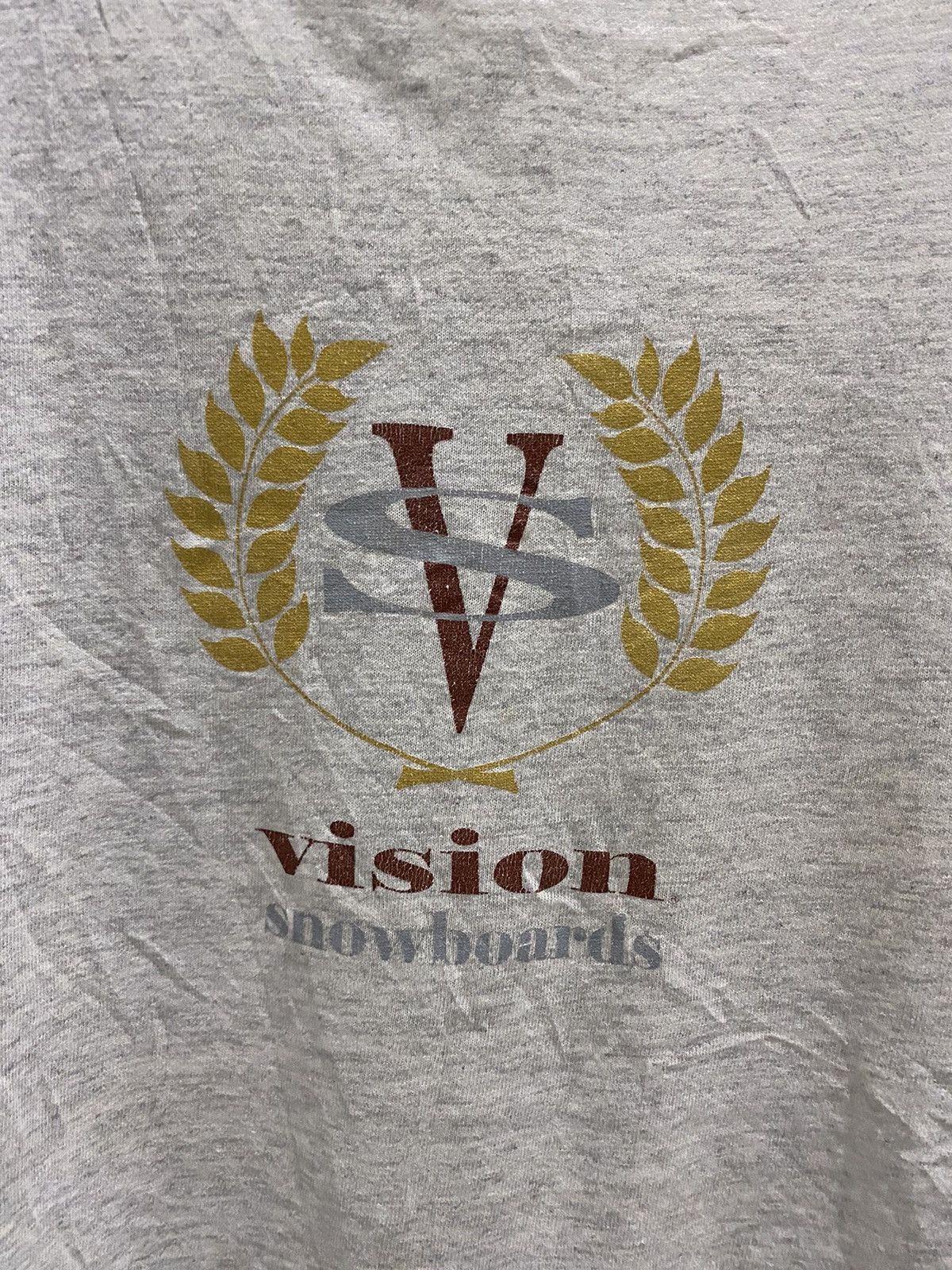 Vintage × Vision Streetwear Vintage 90s vision streetwear snowboards tee Size US L / EU 52-54 / 3 - 2 Thumbnail