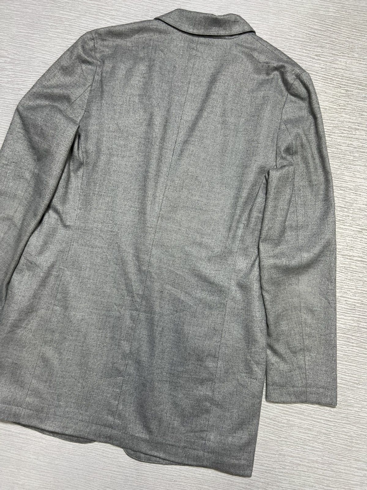 MM6 Maison Margiela - MM6 - Linen Effect Long Blazer Size S / US 4 / IT 40 - 17 Thumbnail