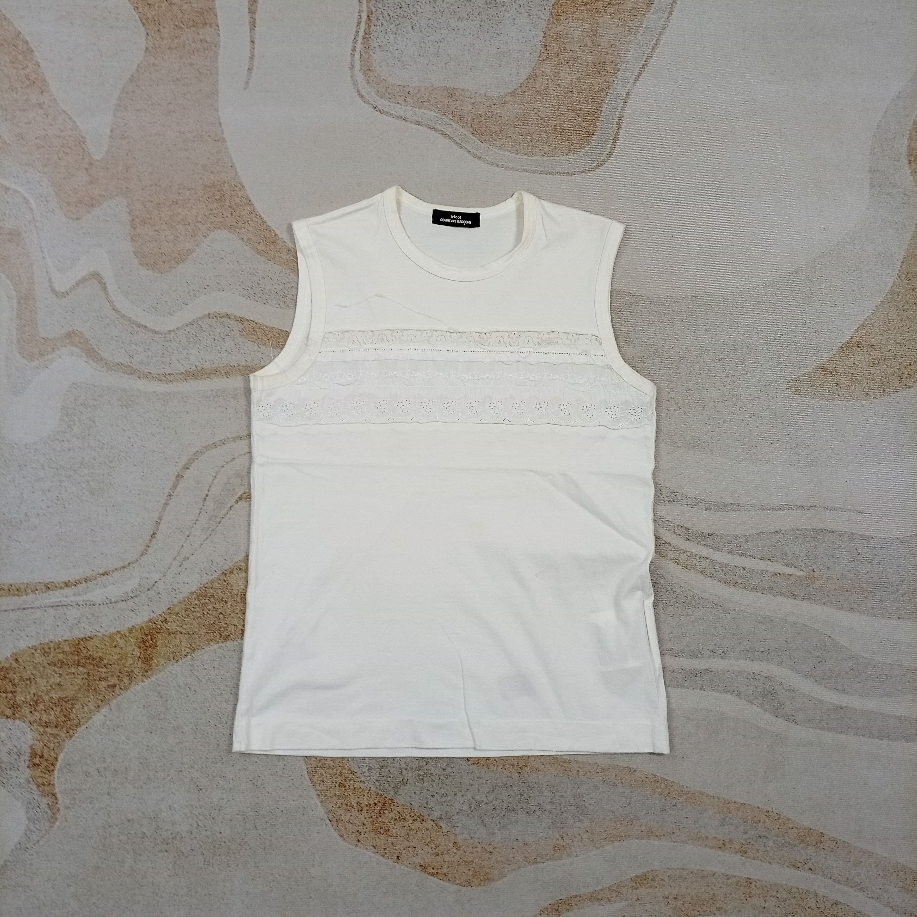 Comme des Garcons Vintage Archive AD 2007 tricot CDG Sleeveless
